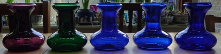 Tye hyacinth vases